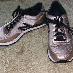 Pink Shiny New Balances
